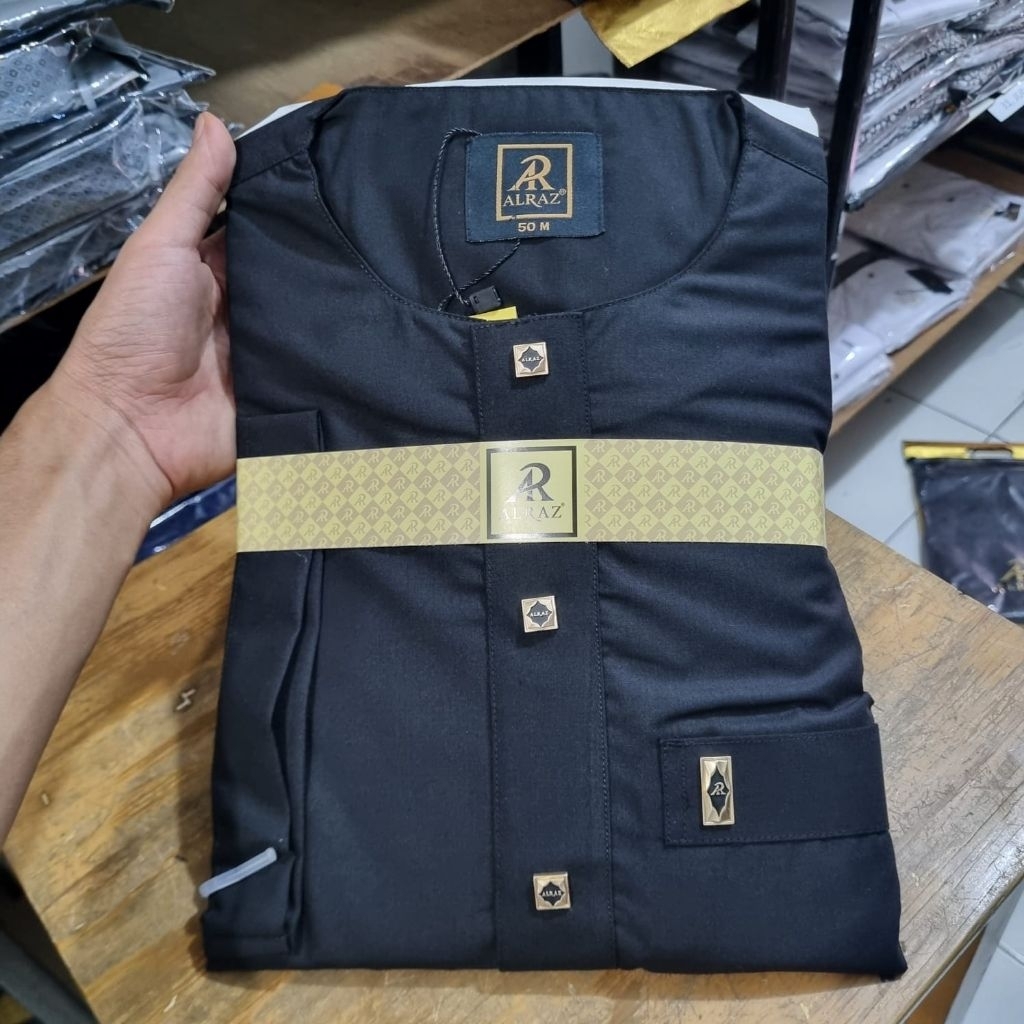 Alraz Jubah Gamis Premium Pendek Oblong Nasai Series