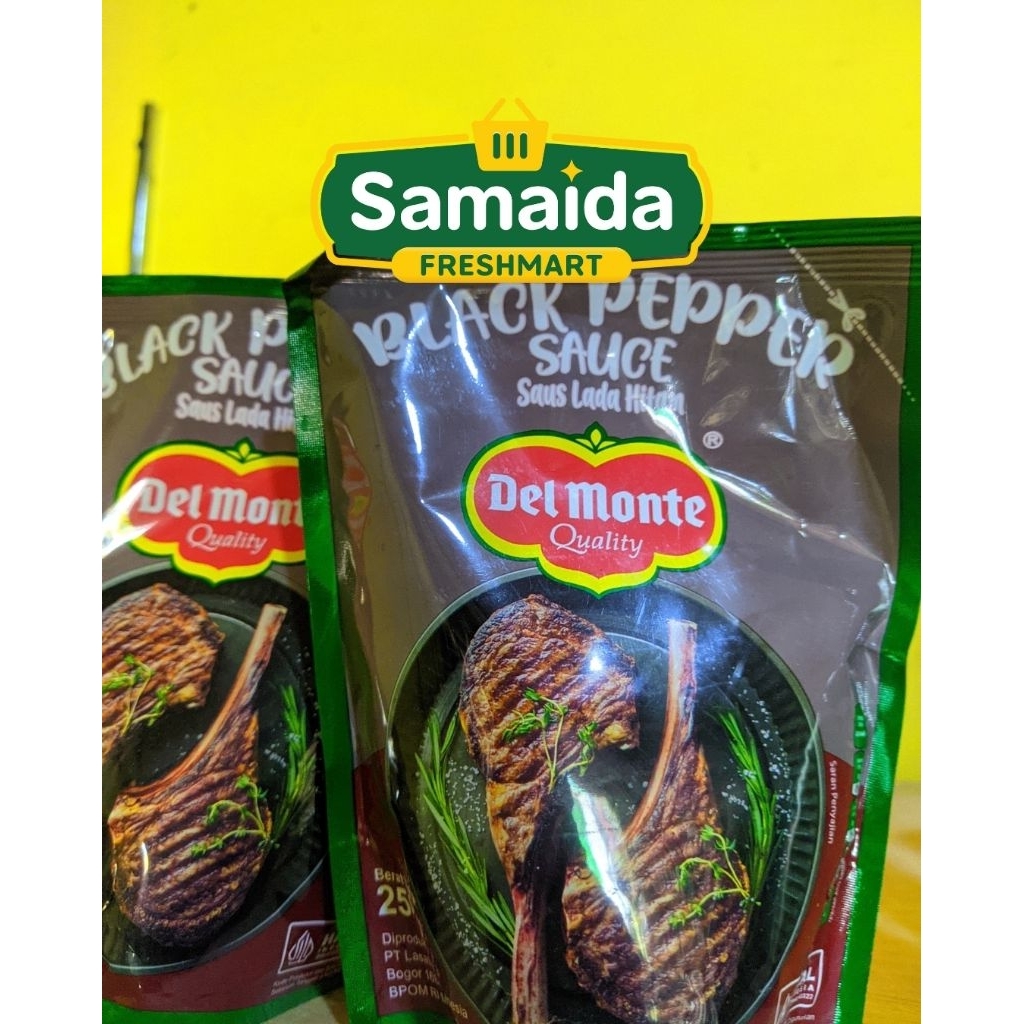

Del Monte Black Pepper Sauce 250 gr – Saus Lada Hitam Lezat untuk Tumisan & Marinasi Daging