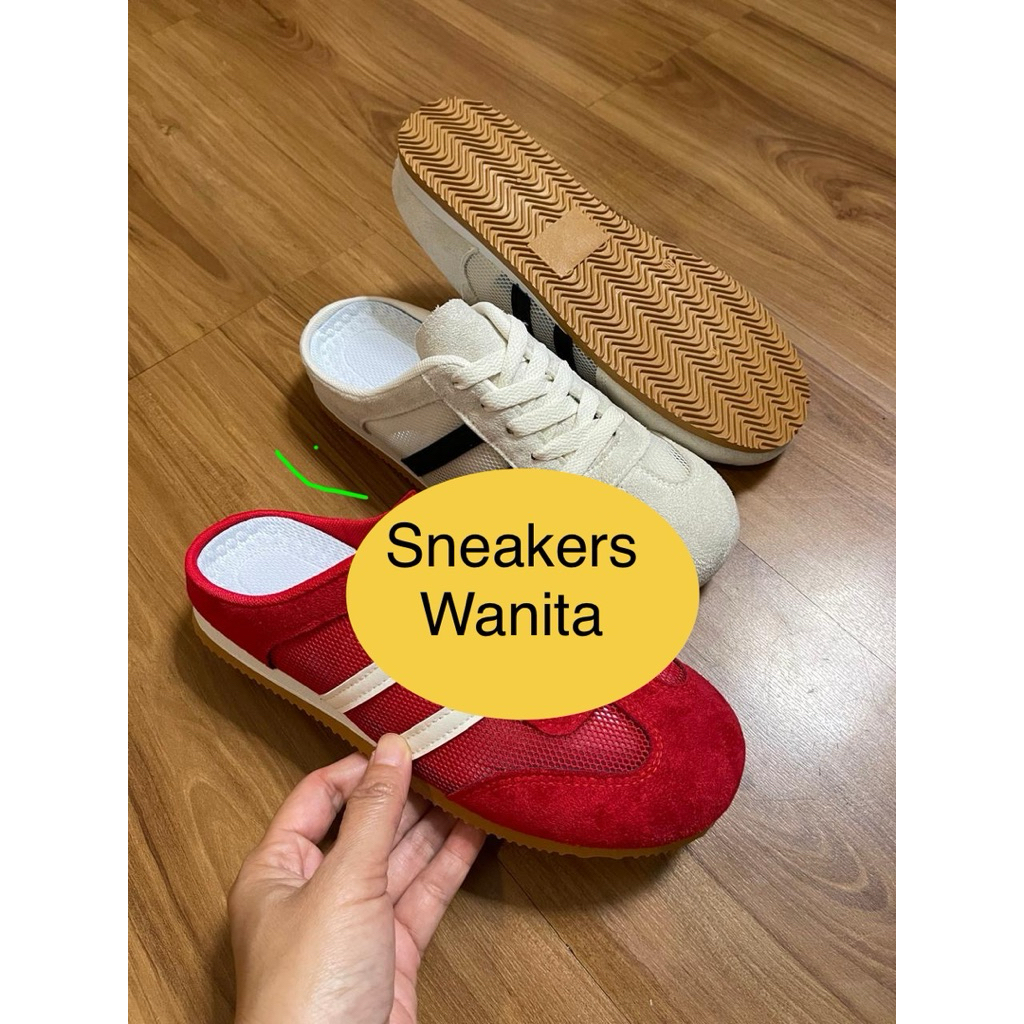 Sneakers Tutong Wanita Fashion Import Premium  Suede