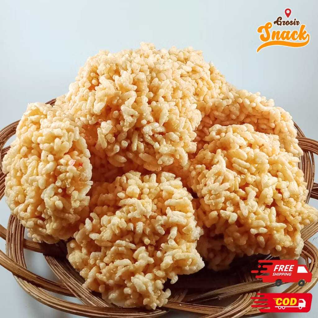 

GARANSI REALPICK//1KG 1BAL RENGGINANG TERASI udang 1kg dapat 1bal//cemilan khas