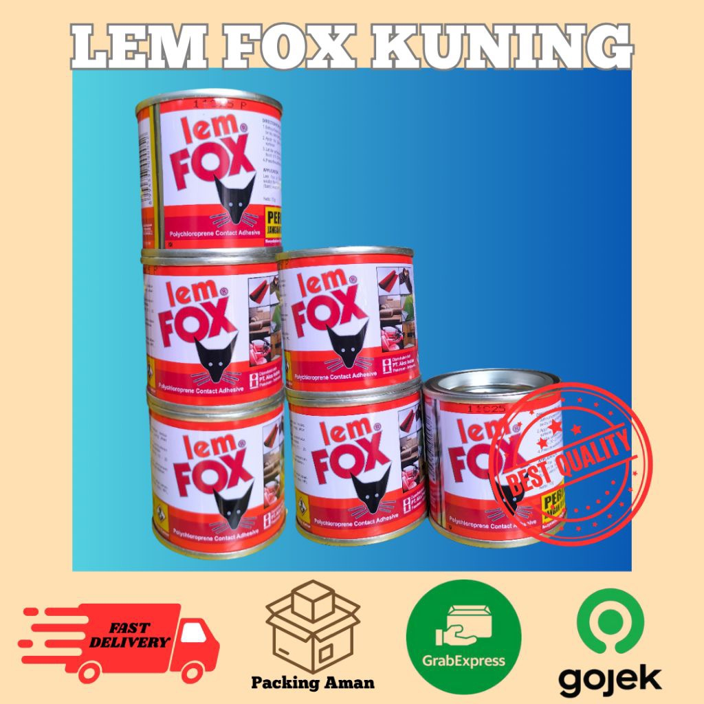 

Lem Fox Kuning 70 Gram