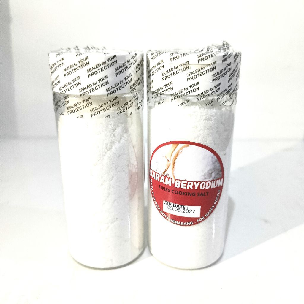 

Garam Ber-Yodium Garam Dapur atau Garam Meja Kemasan Botol Bumbu Tabur 140ML