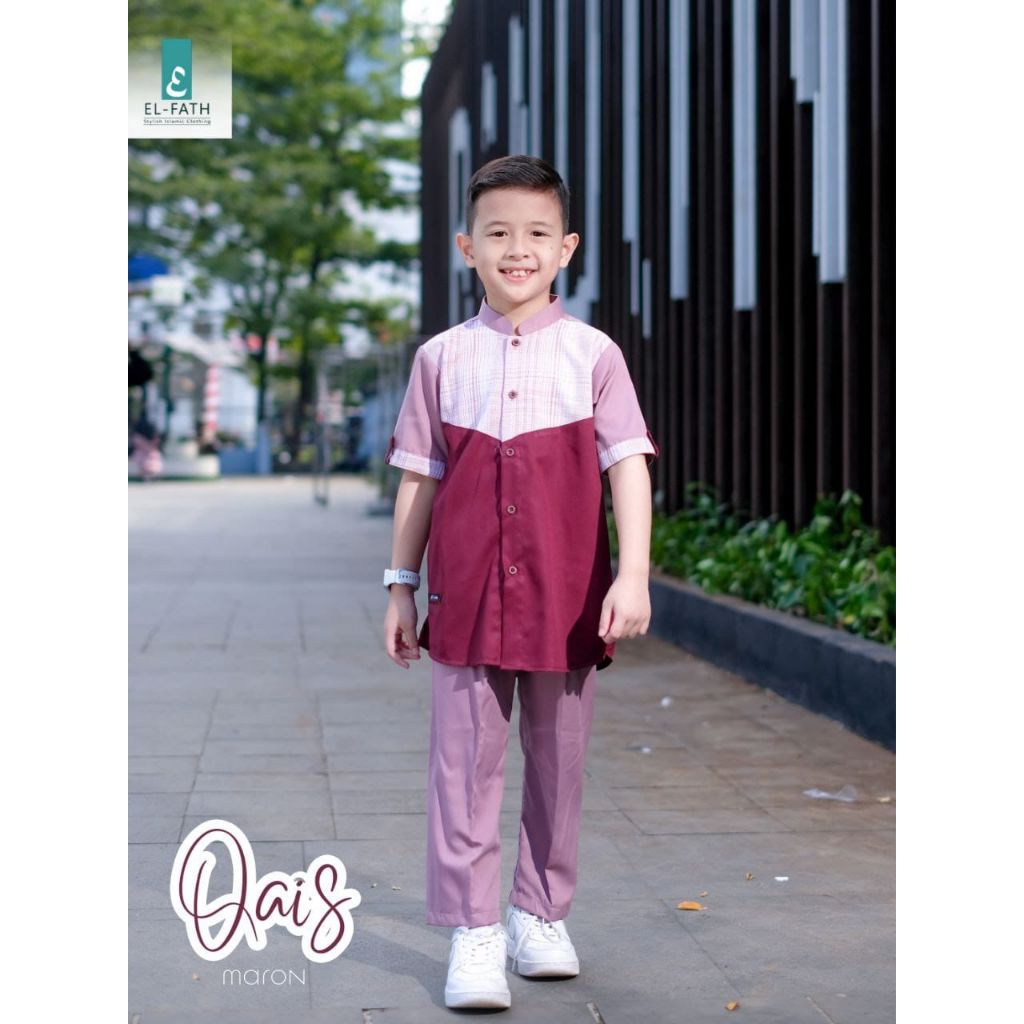 koko anak lengan pendek elfath