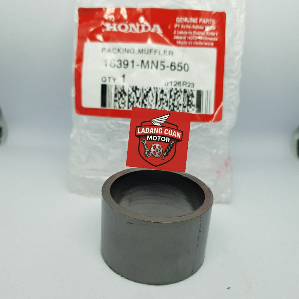 18391MN5650 PACKING MUFFLER GASKET PAKING PIPA SAMBUNGAN KNALPOT TENGAH SILINCER CB 150 R CBR 150R O