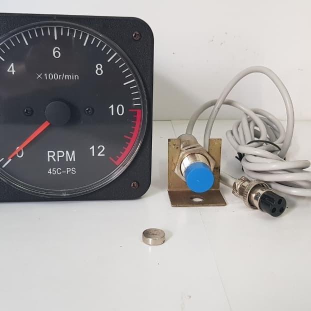 Analog Pointer Tachometer Marine rpm 1200 45C Analog Kapal