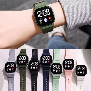 Jam Tangan Karet LED Jam Tangan Anak Anak Jam Tangan Sports Watch Jam Tangan Olahraga Jam Tangan Cew