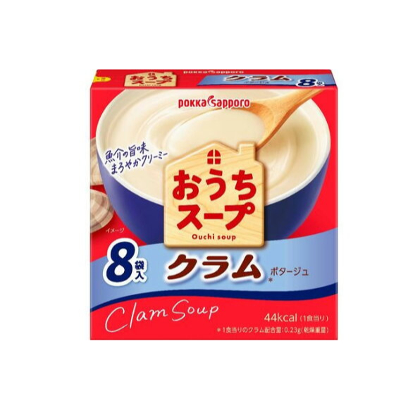 

Pokka Homemade Soup Clam Potage Creamy and Mellow Seafood Flavor 8 Bags