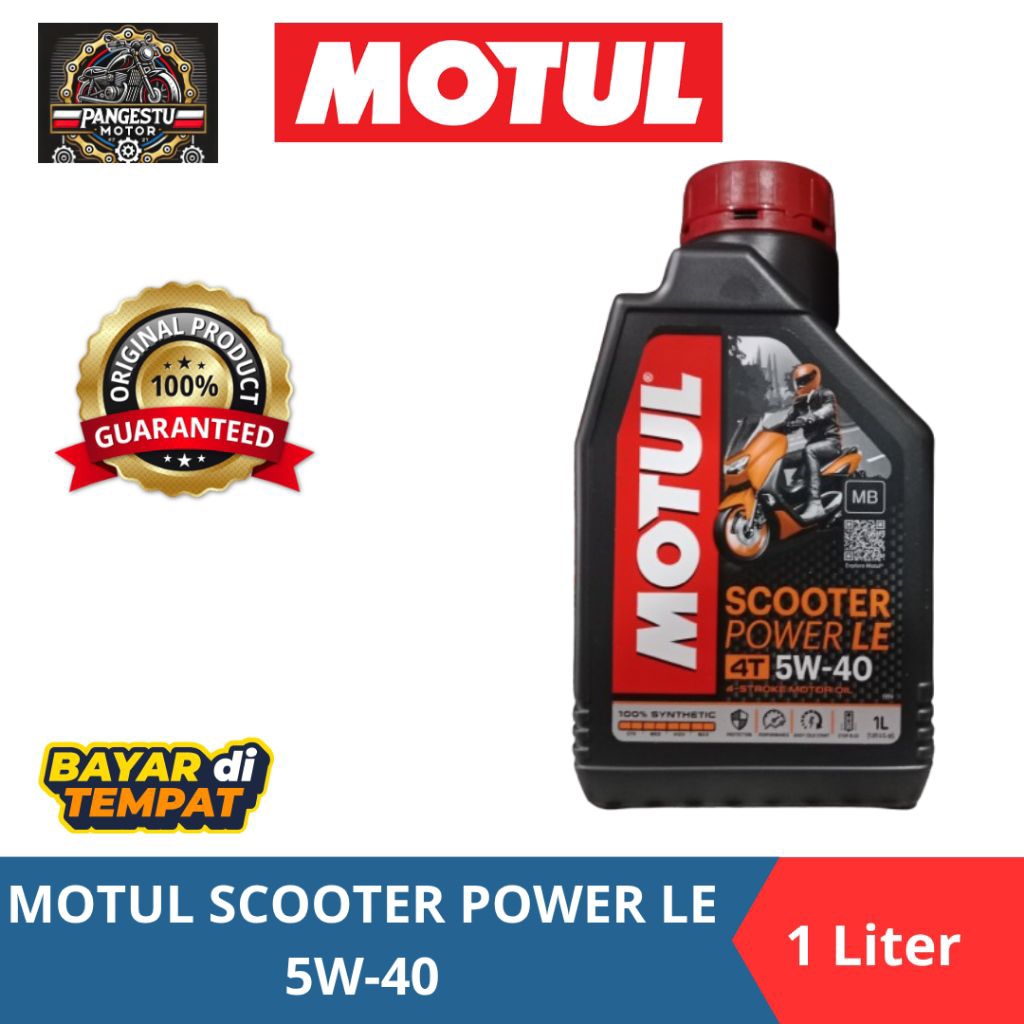 Oli Motul Scooter Power LE 5W-40 1Liter