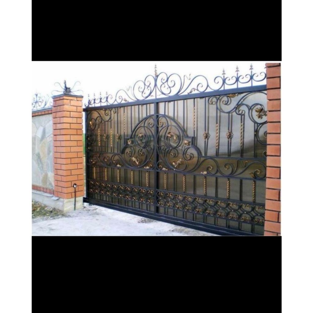 Fiber penutup pagar motif polos ketebalan 1.2mm bagus dan berkualitas