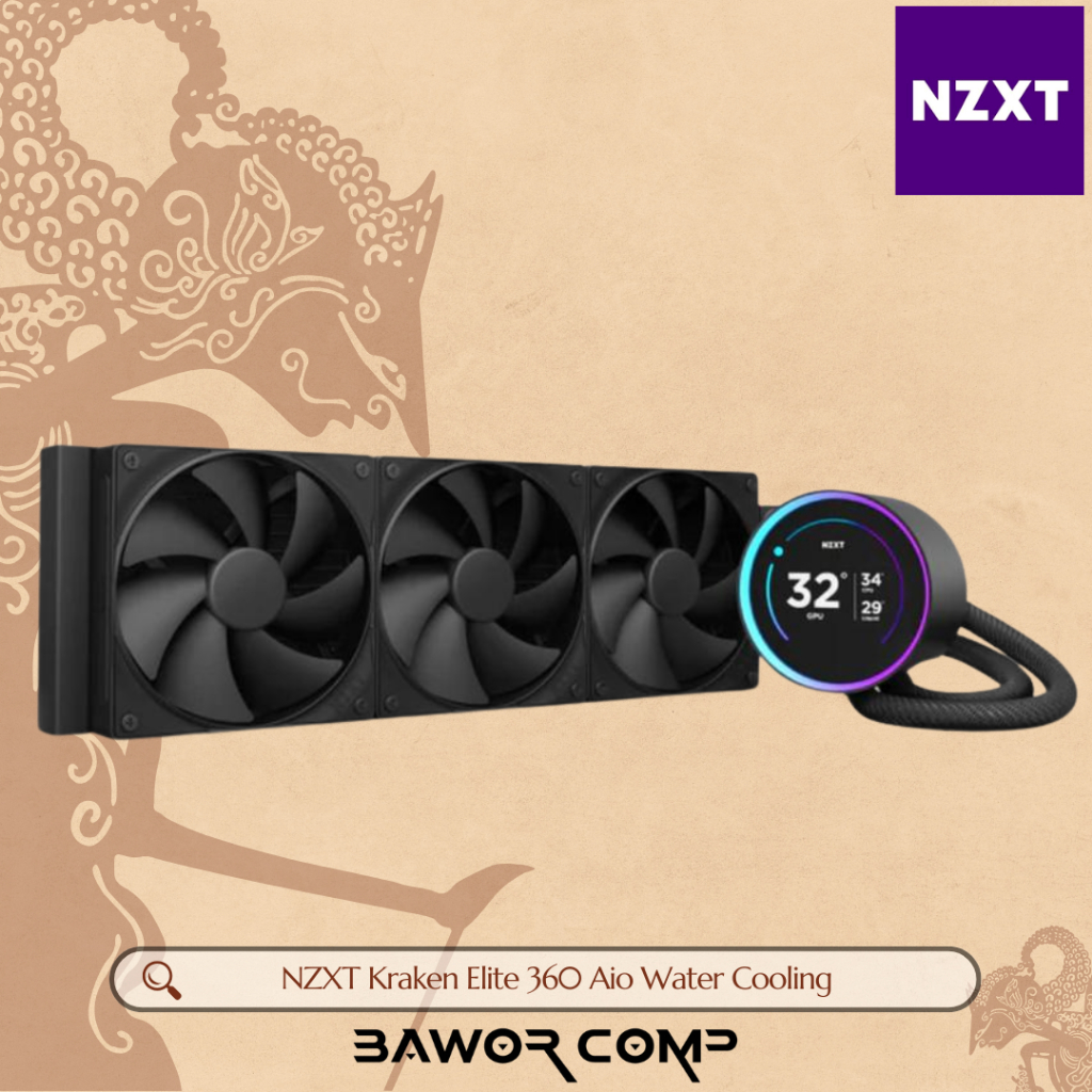 NZXT Kraken Elite 360 | AIO Water Cooling | AIO Liquid Cooling with LCD Display - 360mm