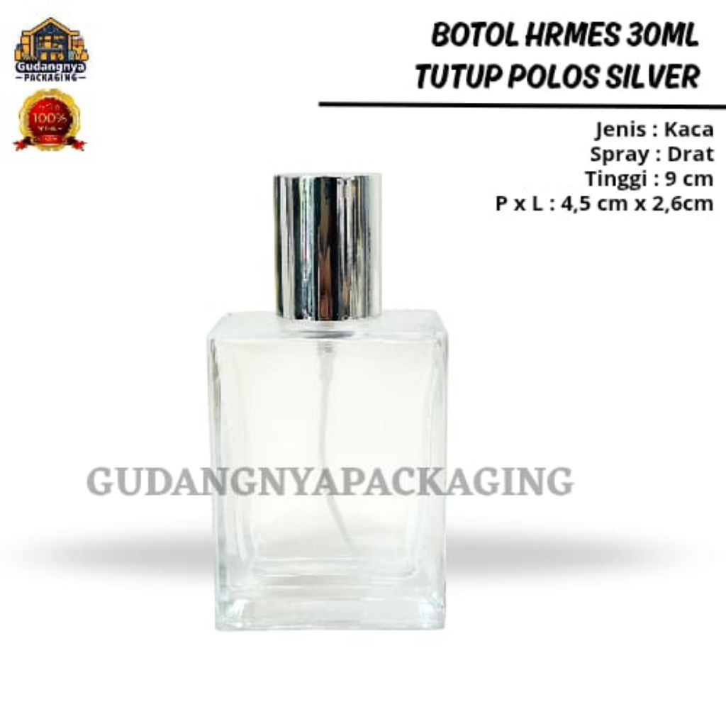 Botol Parfum Hrms 30ML Drat - Botol Parfum Hrms - Botol Parfum Kosong 30ML Drat