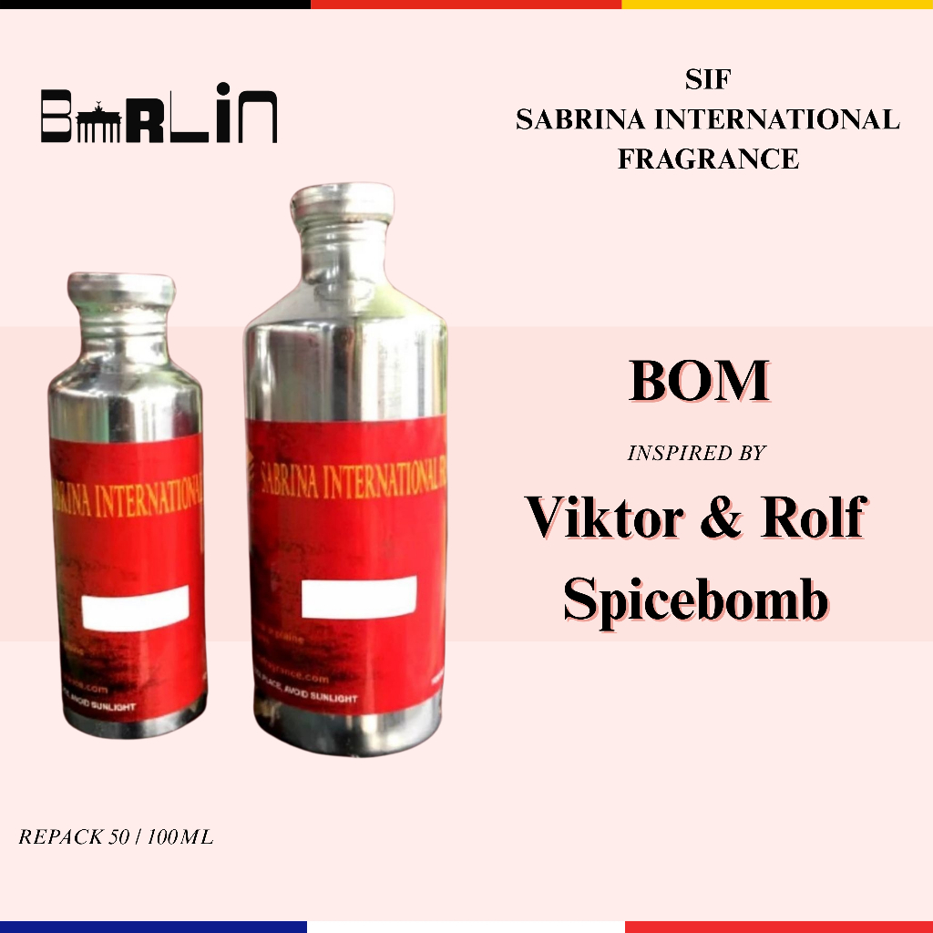 BOM INSPIRED BIBIT PARFUM SEARAH VKTOR & R0LF SPICEBOMB BY SIF - ASLI 100%