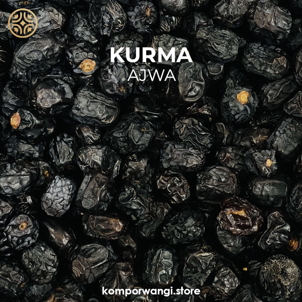 

Kurma Ajwa Asli Madinah 100 gram, 250 gram dan 500 gram | Kurma Nabi Premium | Kurma Arab Manis Lembut