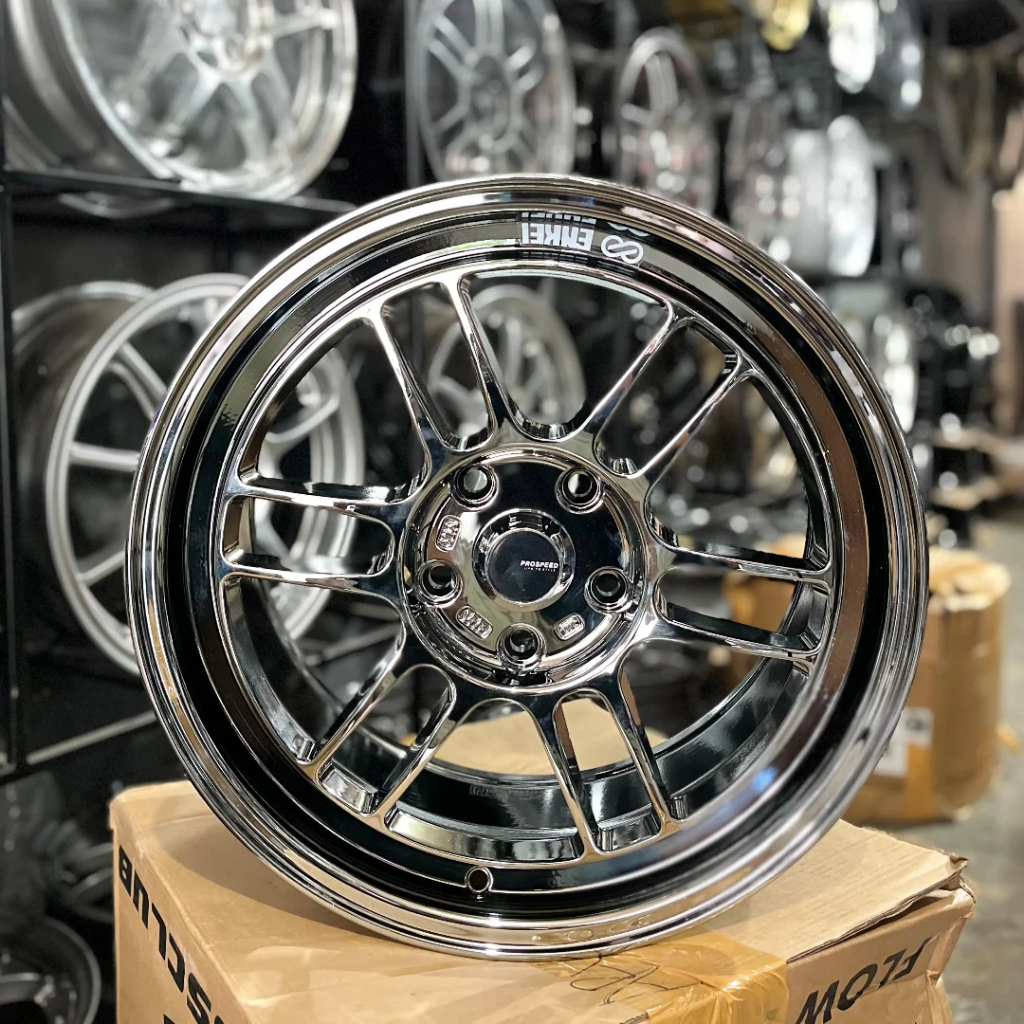 Velg RPF-1 Ring 17 Pcd 5x114 Et 39 Lebar 8 Warna Black Chrome | Velg R17 | Velg Mobil | Velg Racing 