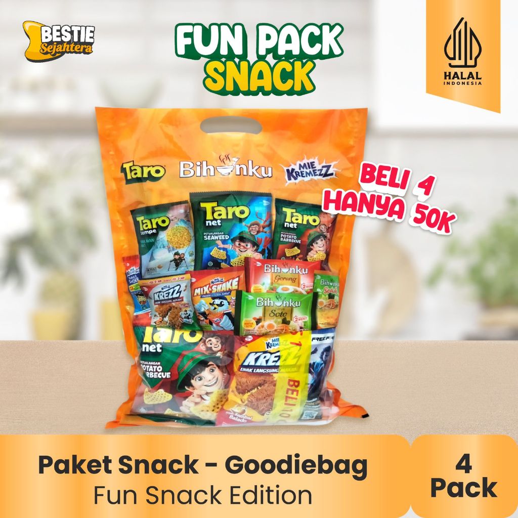 

50RB DPT 4 - Paket Fun Snack Birthday Edition - Paket Hampers Anak - Paket Ultah - Free Kartu Ucapan