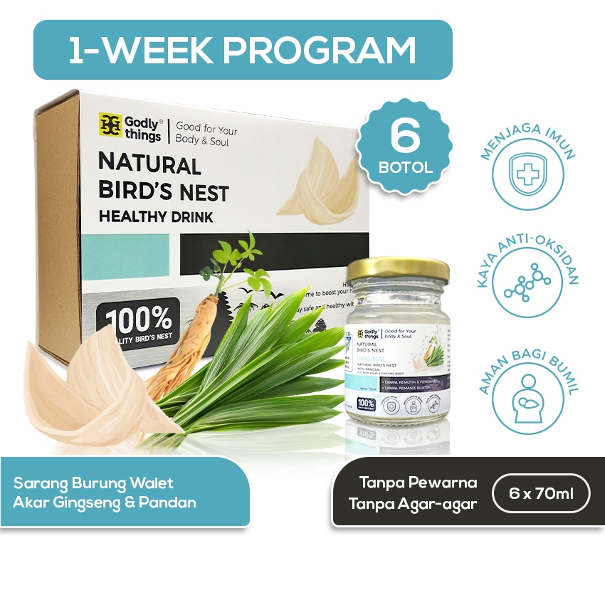 

Minuman Sarang Burung Walet Bird’s Nest Drink Godlythings ORIGINAL