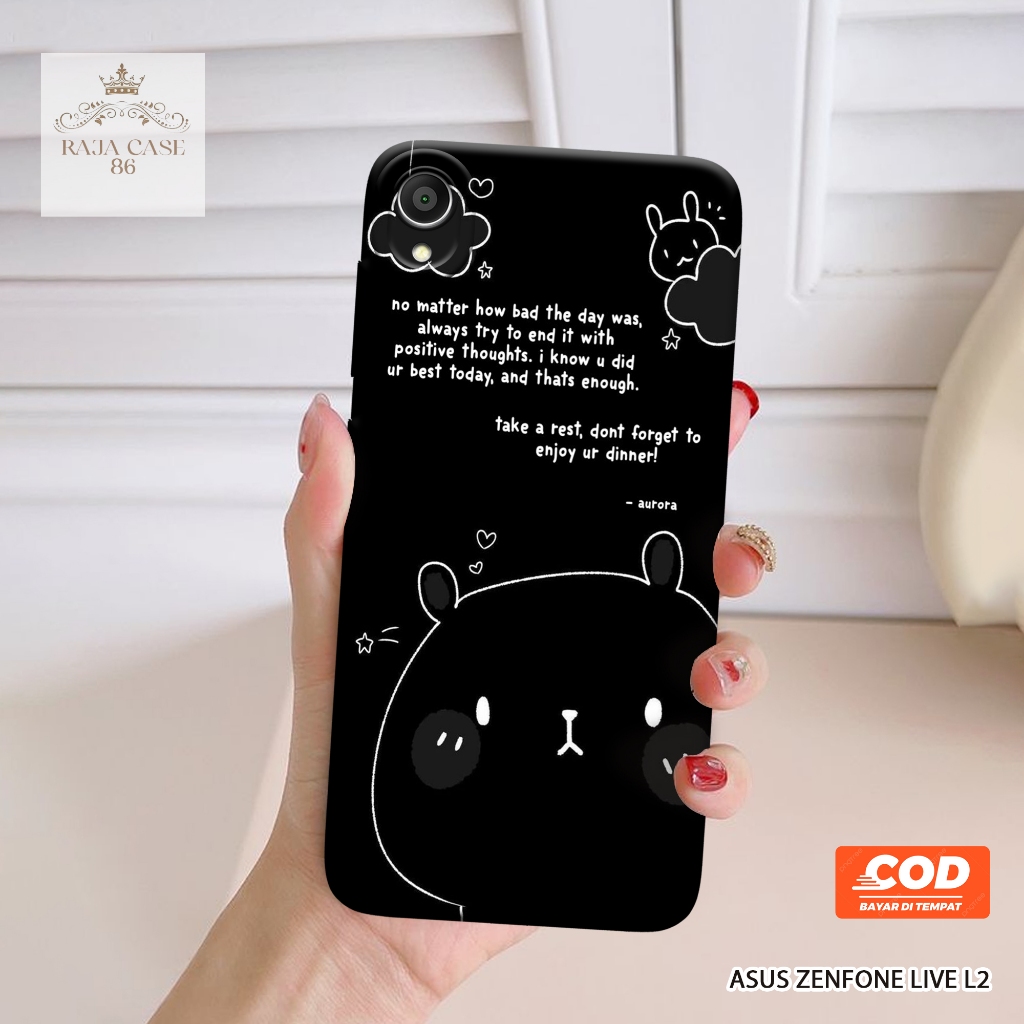 Case Asus Zenfone Live L2 - Rajacase - casing Asus Zenfone Live L2 - Motif case Cartoon - Pelindung 