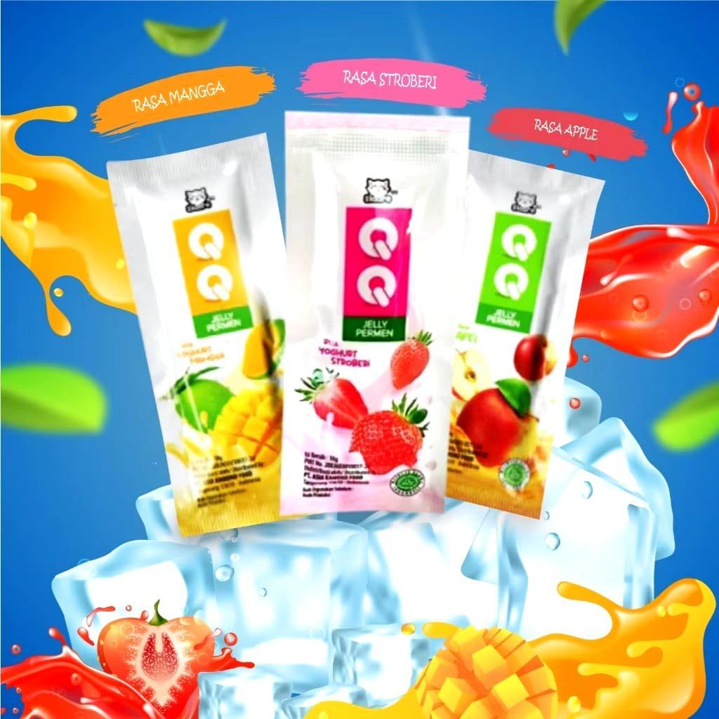 

Kikoya QQ Jelly Permen Yoghurt Makanan Puding Manisan Buah isi 1 bungkus 48pcs (COD)