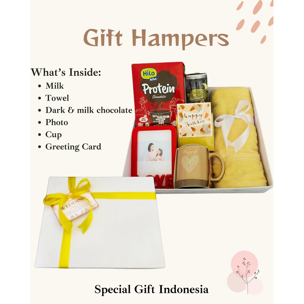 Gift Hampers / Hampers Hadiah / Hadiah Hari Ibu/ Hadiah Ulang Tahun / Hadiah Anniversary