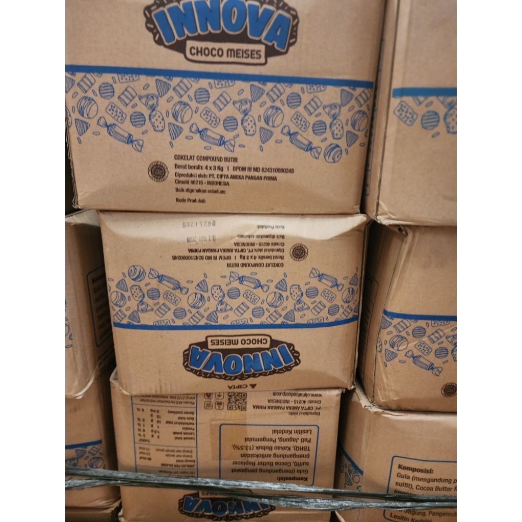 

Coklat butir innova biru