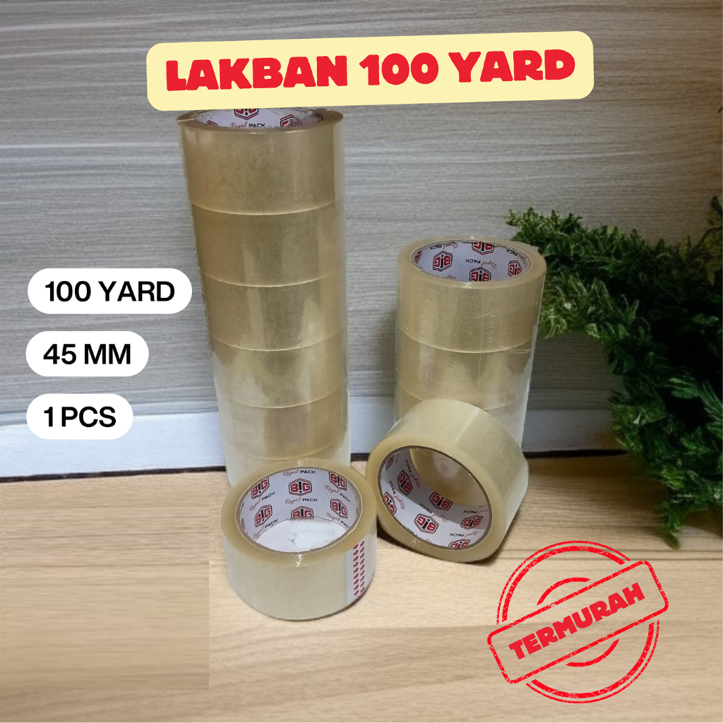 

Lakban BIG Royal 100 Yard 45MM 1 PCS