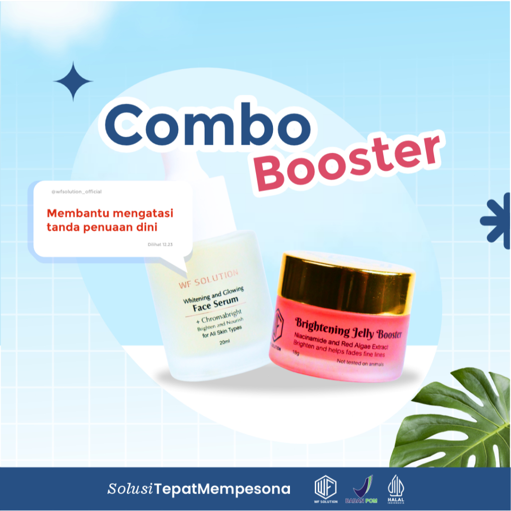 PAKET SERUM GLOWING DAN JELLY BOOSTER WF SOLUTION