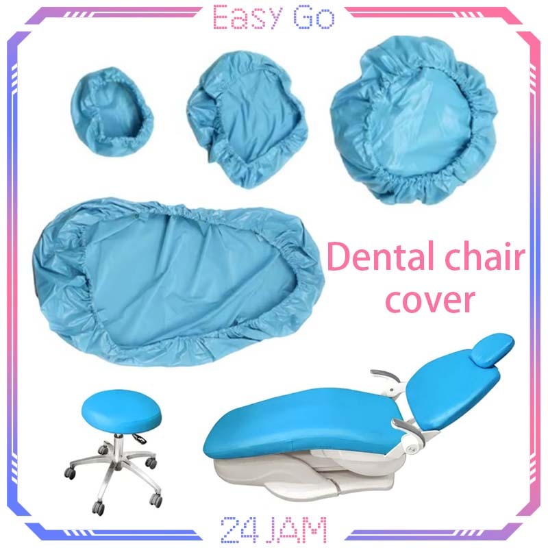 4pcs/set Dental Unit Cover PU Leather Sarung Dental Unit Gigi Cover Dental Unit Waterproof Sarung Ku