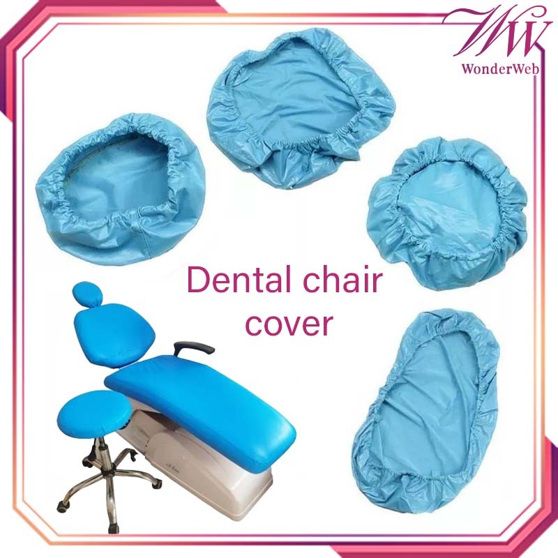 4pcs Cover Dental Unit Waterproof PU Leather Sarung Dental Unit Gigi Sarung Kursi Gigi