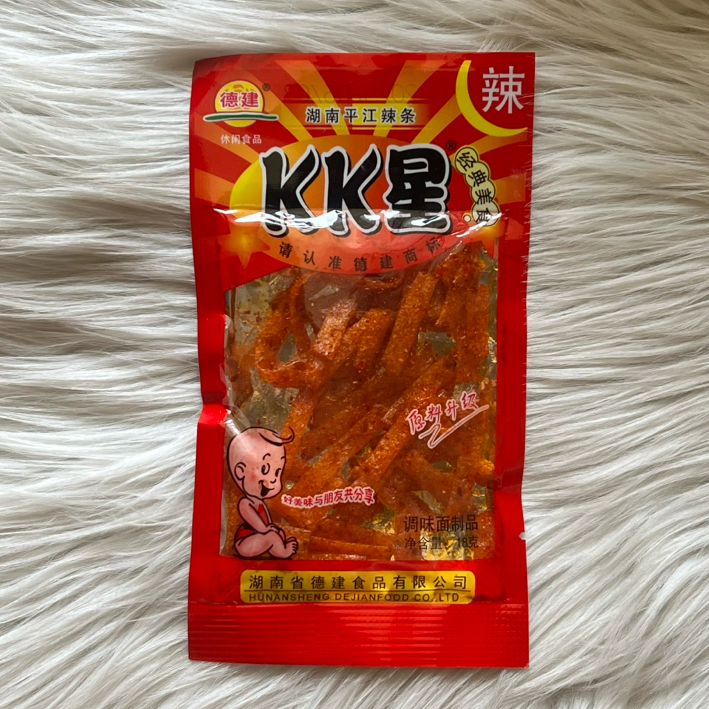 

Hunan Mala Snacks Latiao KK Star - Camilan China Pedas Mala Latiao Spicy Strips