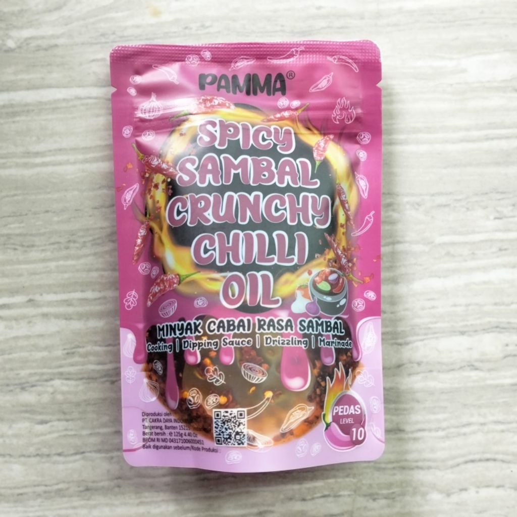 

PAMMA Chilli Oil SPICY SAMBAL LV 10 125g/Minyak Cabai