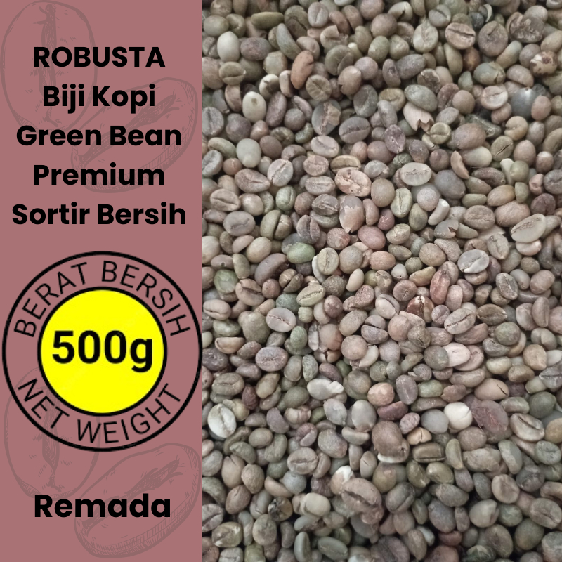 

Biji Kopi Robusta Asli Jawa 500 gram Green Bean Greenbean Premium Sortir Bersih Kebumen Purworejo
