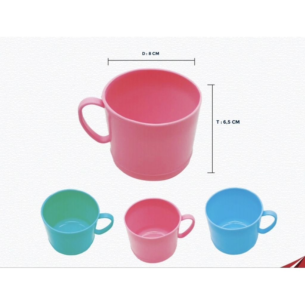 CANGKIR KOPI KECIL PLASTIK TANIKU UNIVERSAL