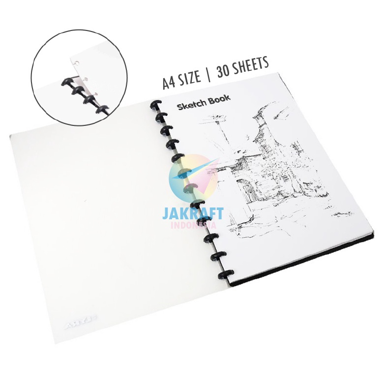 

KODE P17O 3 Lembar Sketch Book LYRA A4 Sketchbook Buku Gambar Sketsa 15 Gsm 92126