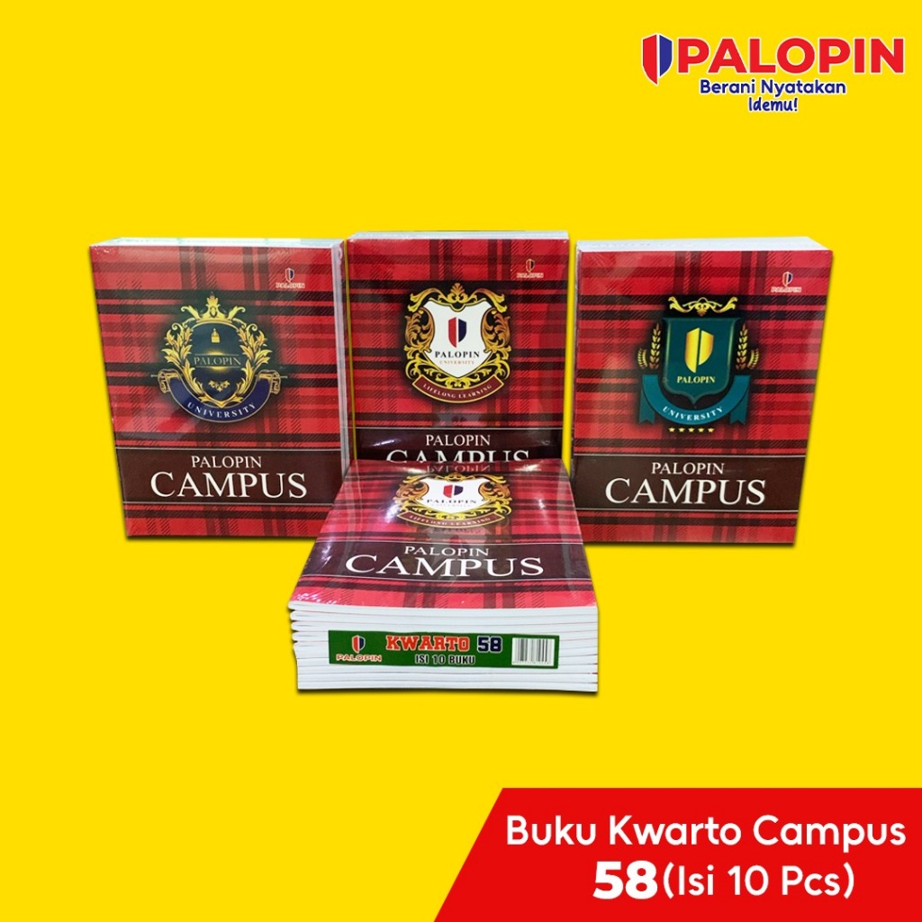 

NYBEBY26 BUKU PALIN KWARTO 58 LEMBAR CAMPUS ISI (BUKU KECIL UKURAN 21 X 16 )