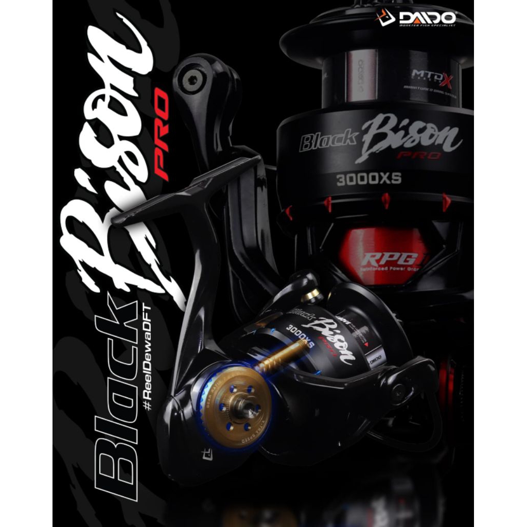 Reel Daido black bison pro 2000/3000 XS