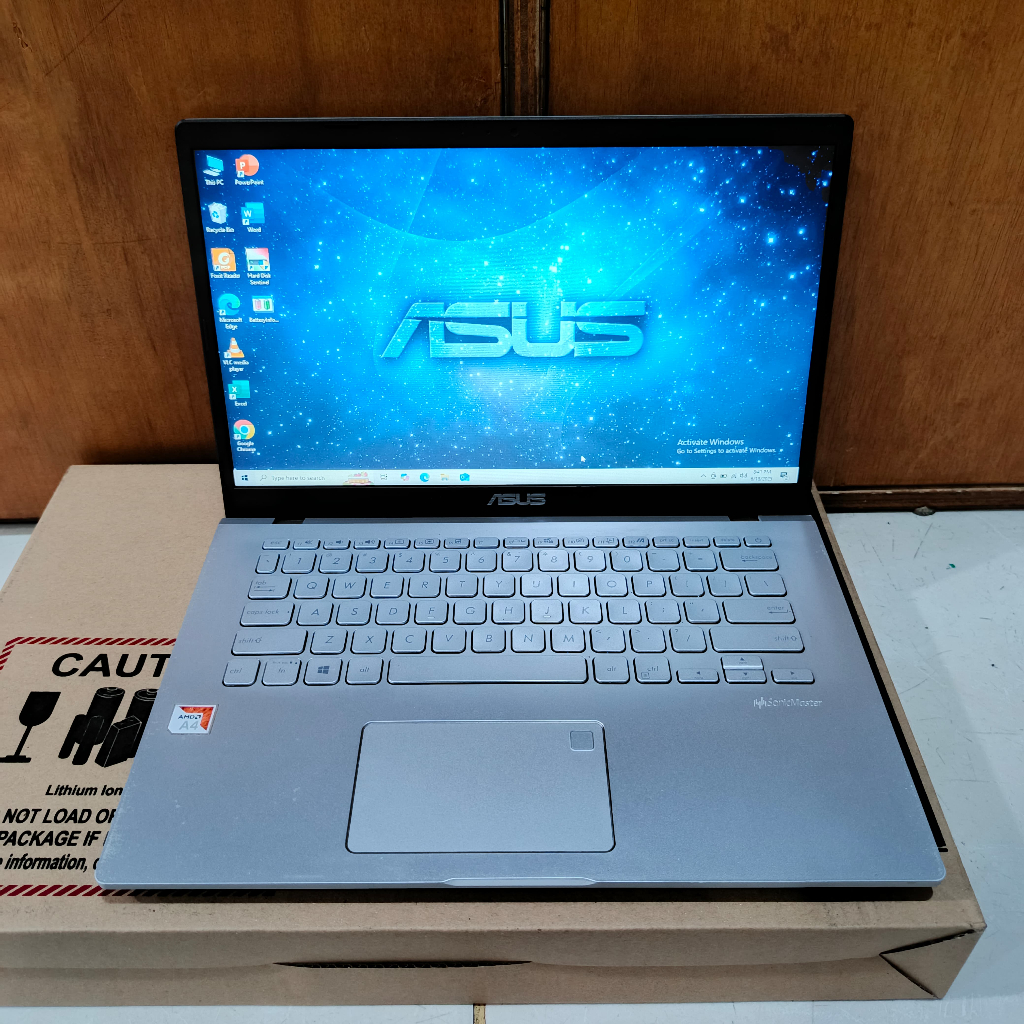 Laptop Asus M409BA, Amd A4-9125, 4/256Gb, Silver