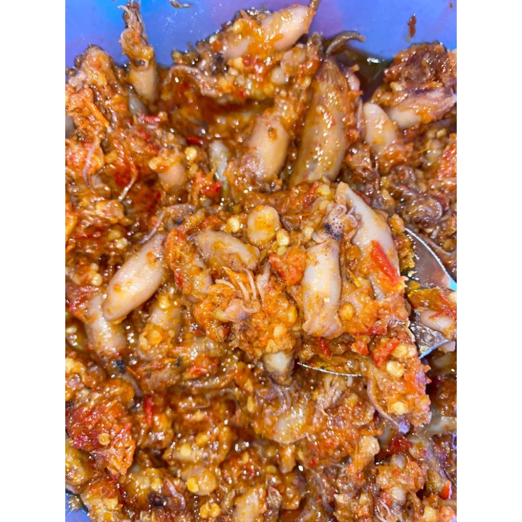 

Sambal Baby Cumi Pedas Dower Bikin Ketagihan