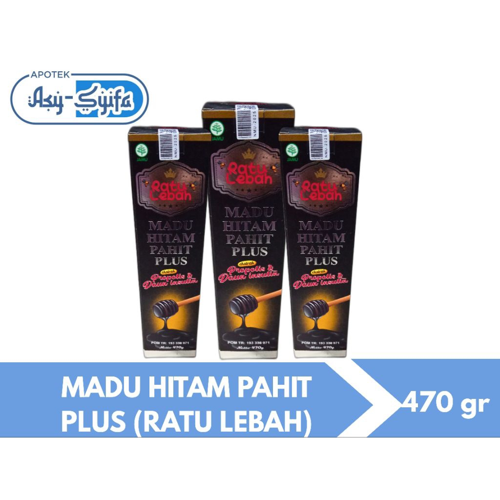 

MADU HITAM PAHIT PLUS EKSTRAK PROPOLIS & DAUN INSULIN || RATU LEBAH 470 GR