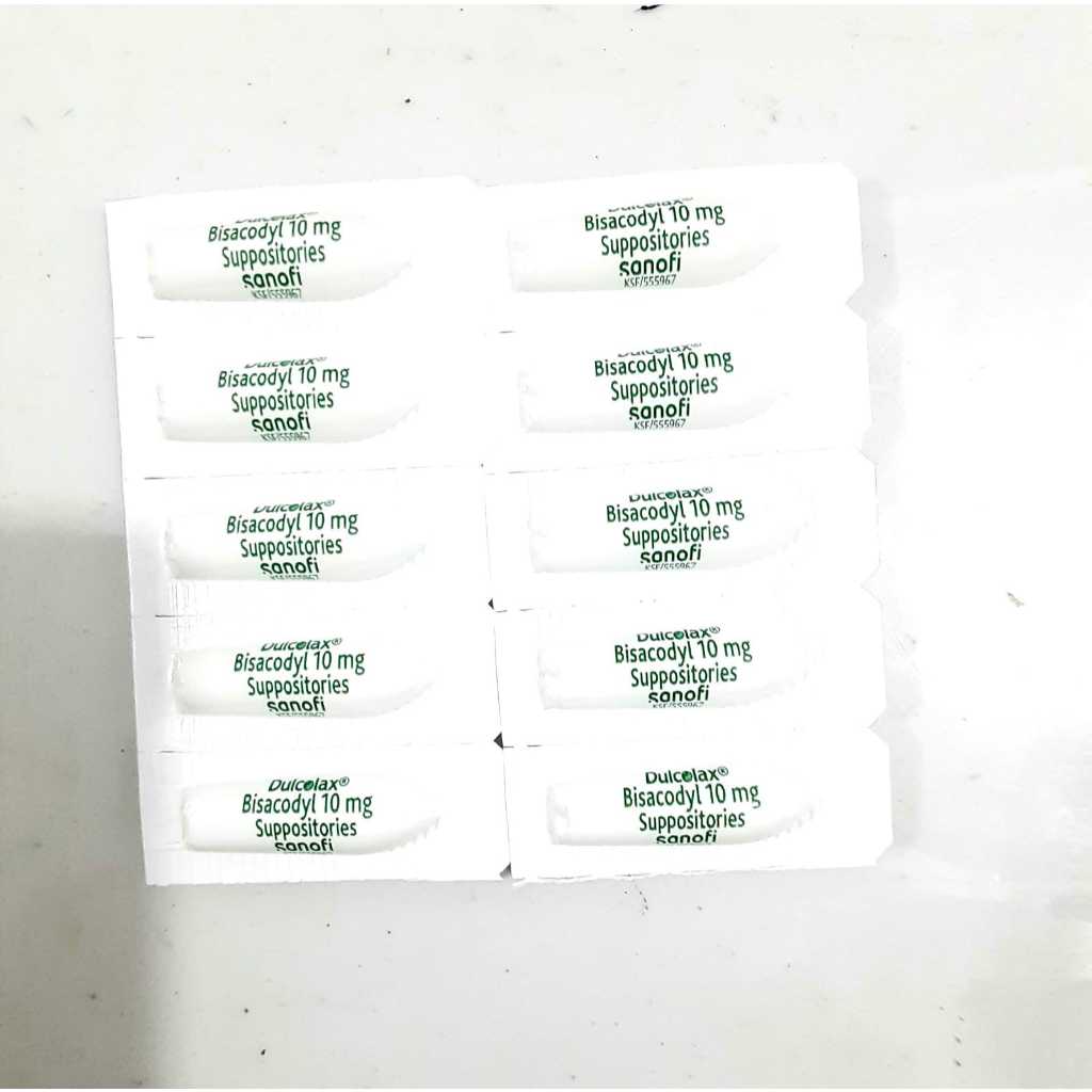 Dulcolax Supp 10 Mg Strip Isi 5 Supp (kemasan baru)