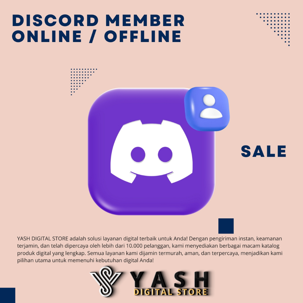 [MURAH] JASA TAMBAH MEMBER DISCORD FULL GARANSI HIGH QUALITY PAKE AVATAR DAN BADGE NITRO/HYPESQUAD/S