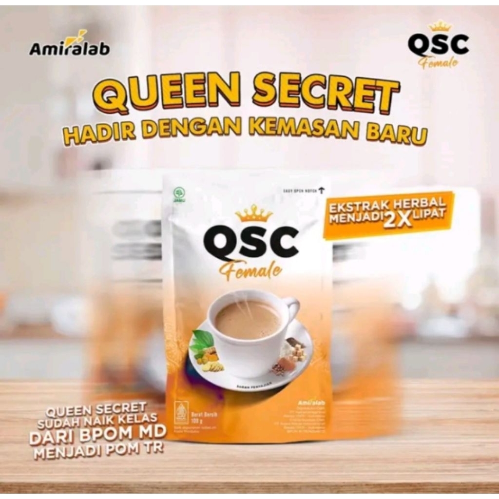 

BEST SELLER AMIRALAB QSC FEMALE 100GRAM ORIGINAL KOPI HERBAL KEWANITAAN HALAL BPOM