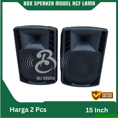 BOX SPEAKER MODEL RCF LAMA 15 INCH 2 UNIT BOK KOSONG 15IN 15" FIBER PLASTIK ORI
