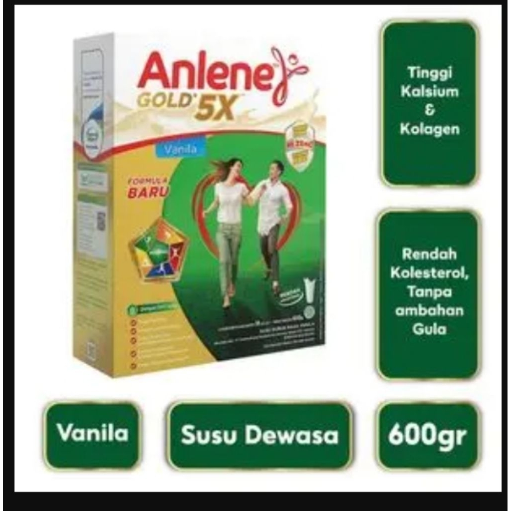 

Anlene gold 5X Vanila 600g (Ed 2026)