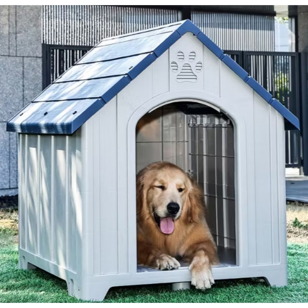 Pet House / Rumah Anjing Kucing Kelinci Tahan Hujan Tahan Matahari / Kandang Plastik Propylene