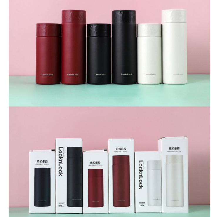 Lock n lock Mini Mug Hot & Cool 200ml  LHC4255 LHC4256 Cheerful Tumbler 220ml 300ml