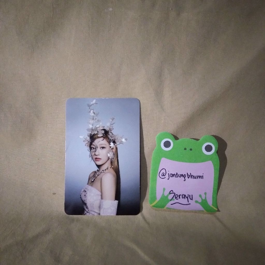 Official PC ar clip Ningning AESPA - Savage album case/p.o.s version