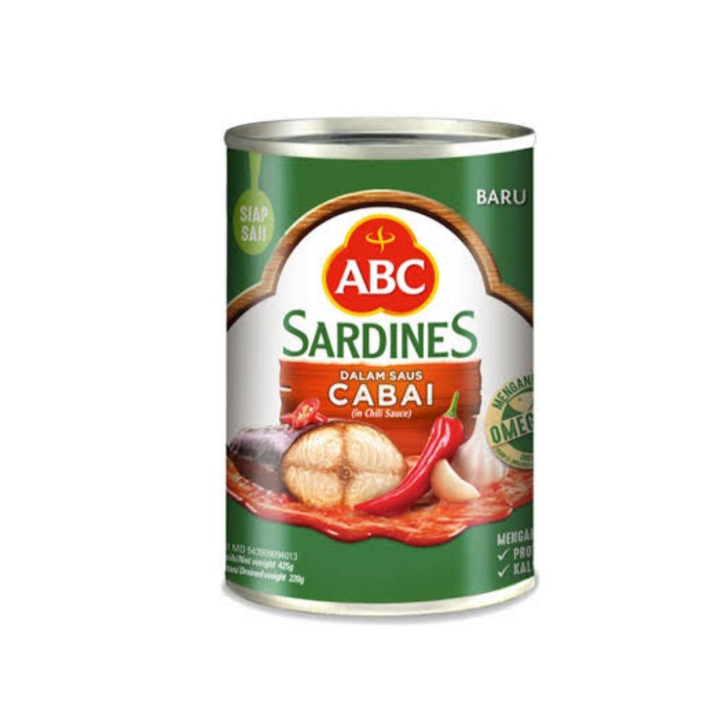 

ABC sarden saus cabai/2kaleng