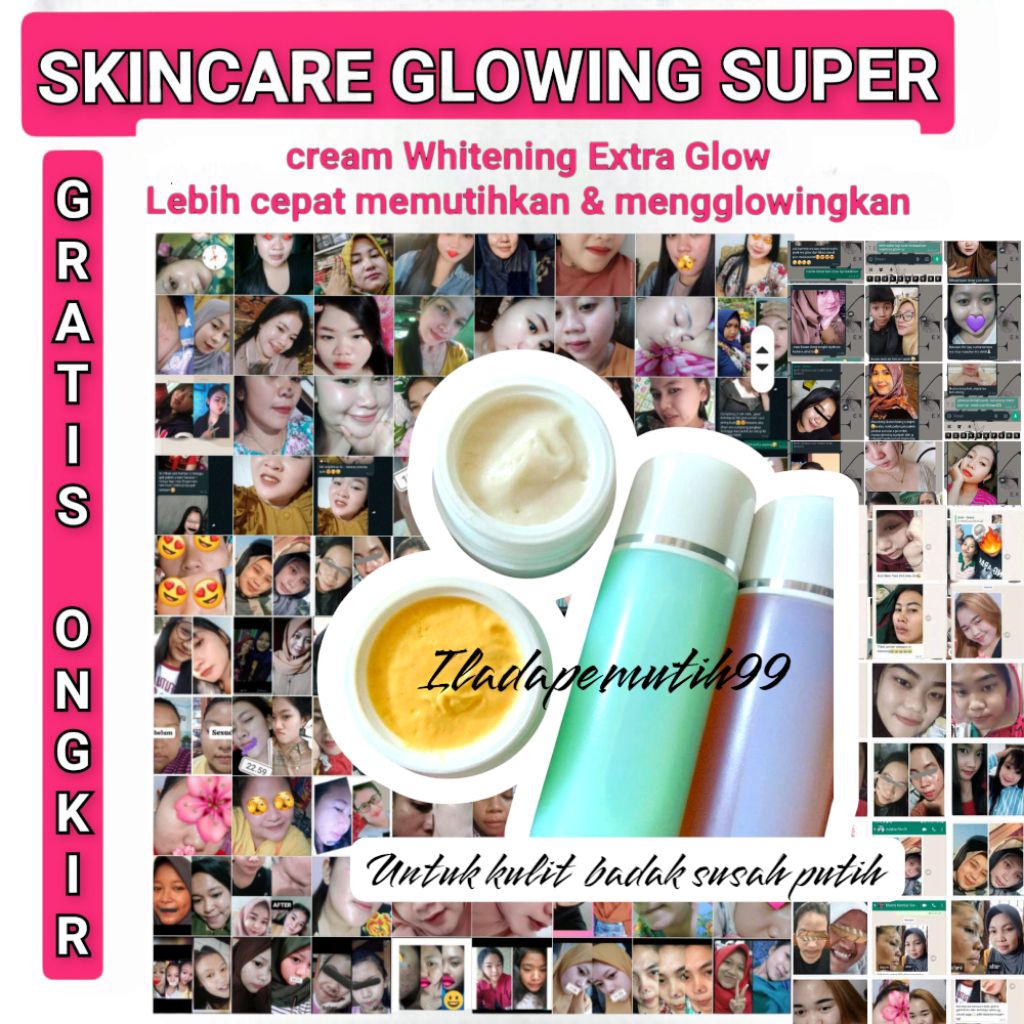 CREAM WHITENING EXTRA GLOWING SUPER ( WXglow )