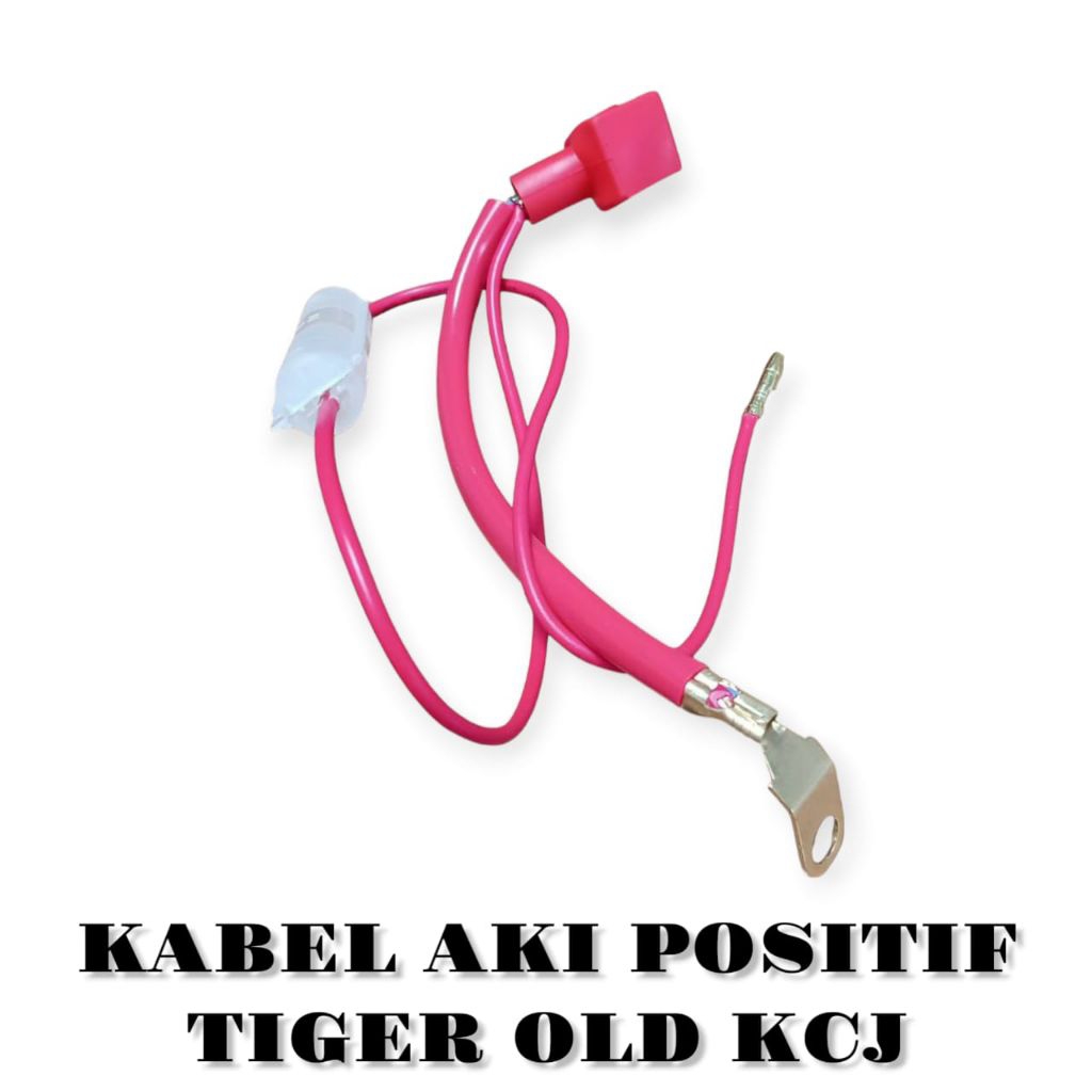 HJM-KABEL ACCU KABEL AKI POSITIF HONDA TIGER OLD HONDA TIGER LAMA KCJ KABEL AKI PLUS RUMAH SIKRING S