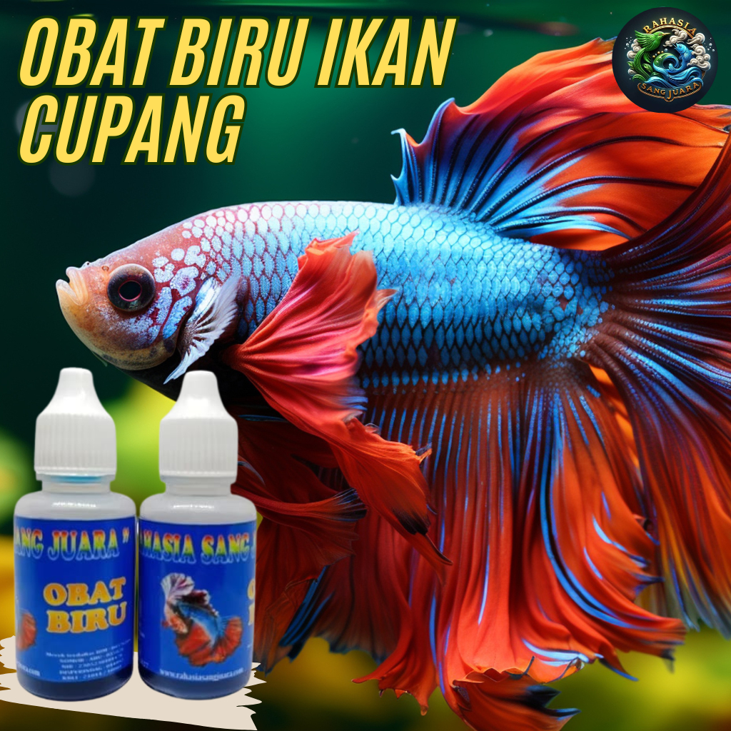 Rahasia Sang Juara Obat Biru Ikan Cupang 30ml